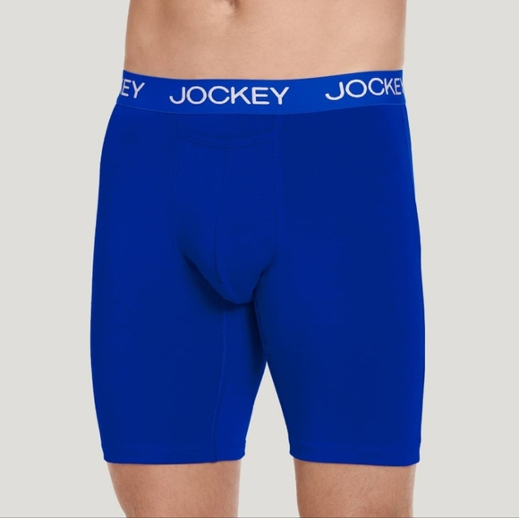 🍆Jockey Sport Silver Cotton Stretch 9" Long Leg Boxer Brief🍆 - Picture 9 of 10